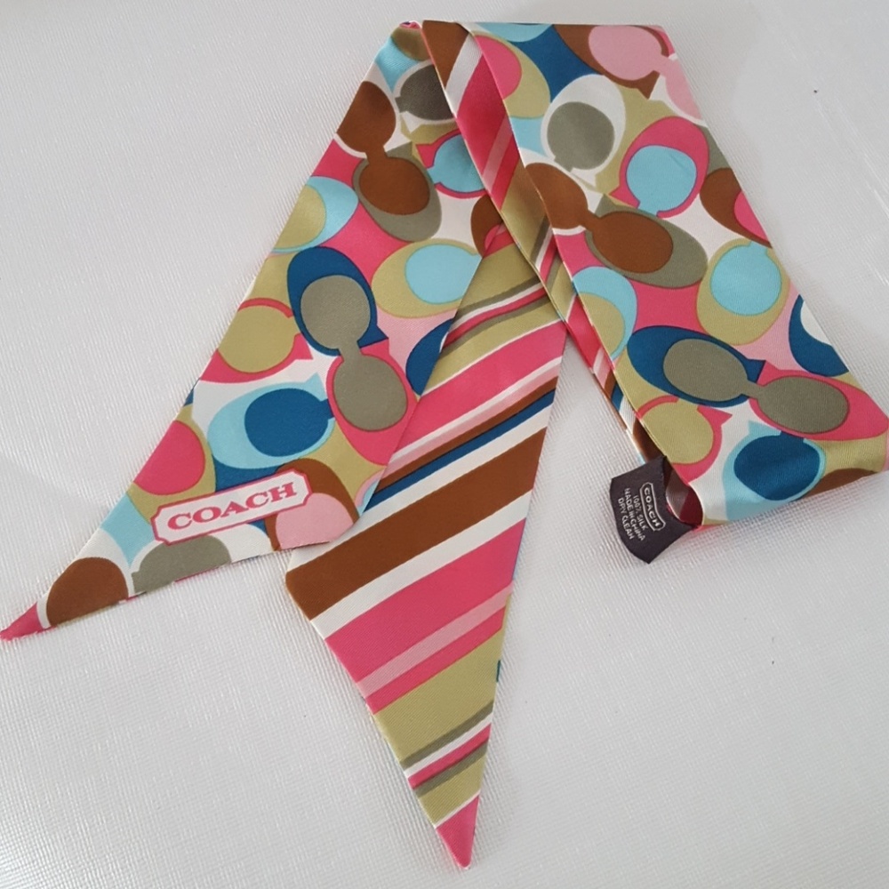 Coach pony/tie/scarf